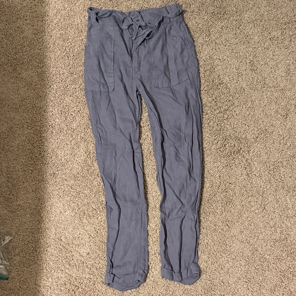 Gray Casual Pants